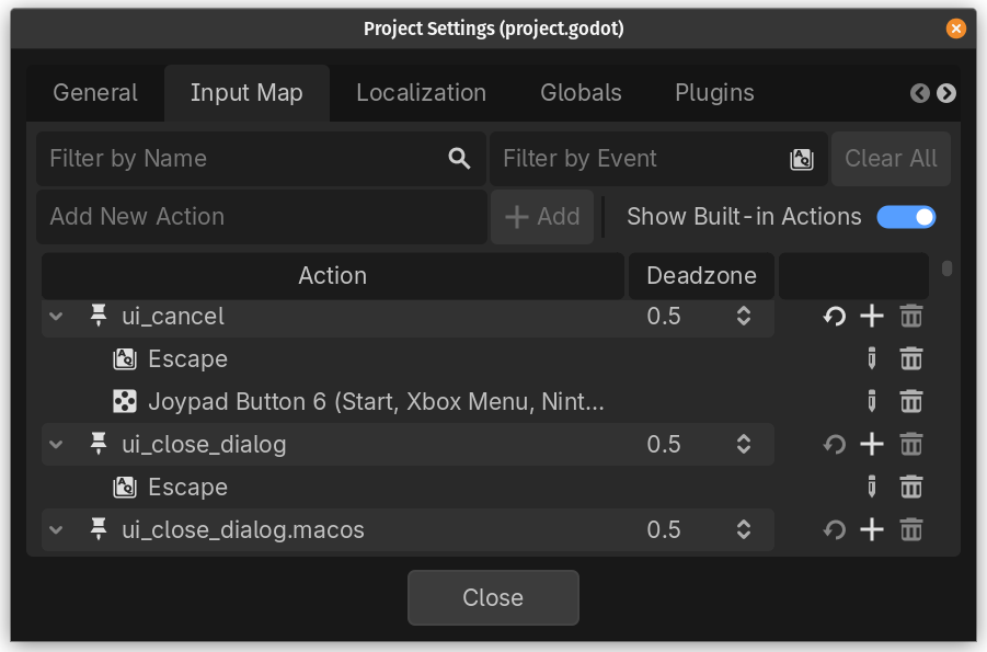 Escape key aasigned to ui_cancel