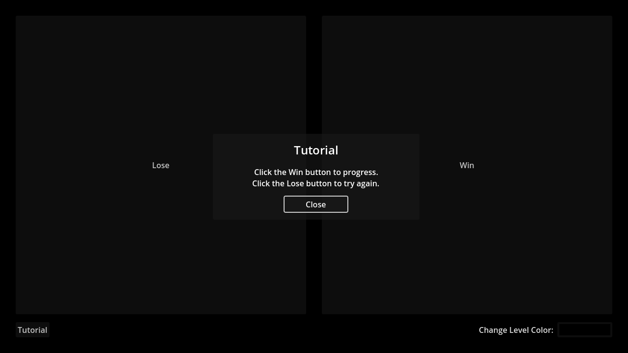 Level Tutorial